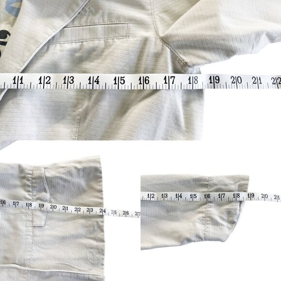 Sameunderneath Women’s Size Large Cream Embroidered Jacket Bamboo Cotton Blend - Picture 4 of 8